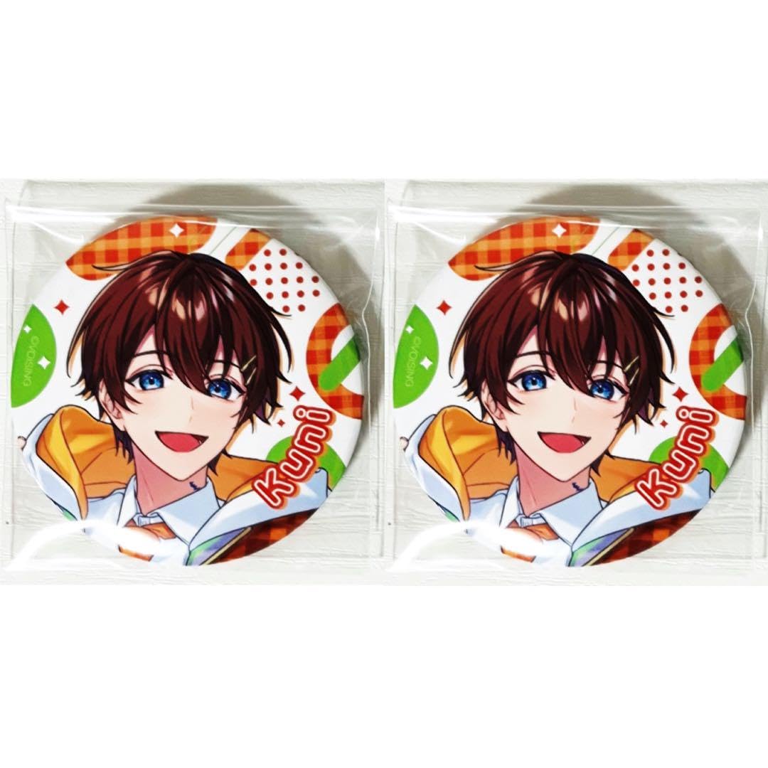 すたぽら くに サイン入り 缶バッジ 推し方攻略本 新品☆すたぽら【くに】すたぽら推し方攻略本☆SD☆缶バッジ☆第